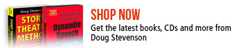 Shop Now for the latest books, CDs and more from Doug Stevenson